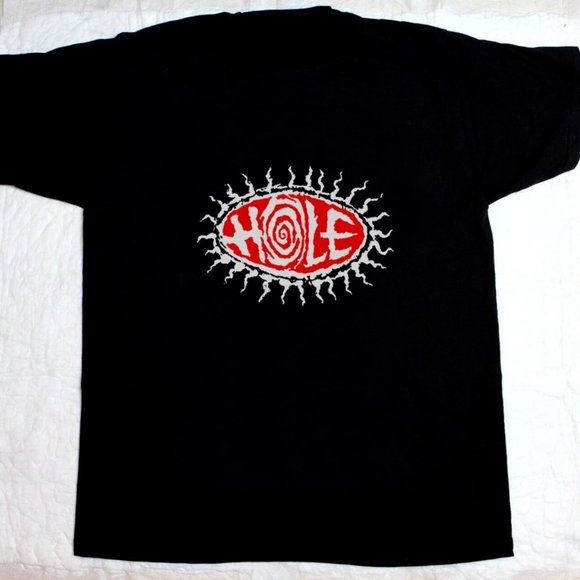 Shirts Vintage 9s Hole Band Tshirt Courtney Love Pretty On The Inside